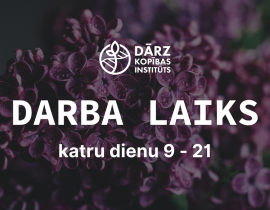 Darba laiks Ceriņu ziedēšanas laikā