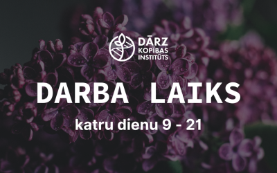 Darba laiks Ceriņu ziedēšanas laikā