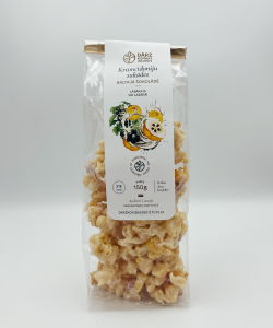 Krūmcidoniju sukādes baltajā šokolādes glazūrā 150 g