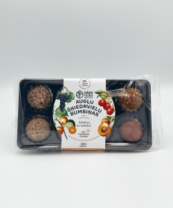 Augļu šķiedrvielu bumbiņas 75g