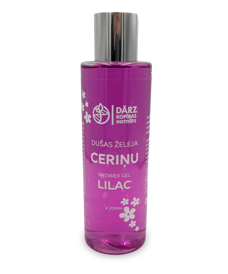 Dušas želeja ar ceriņu aromātu