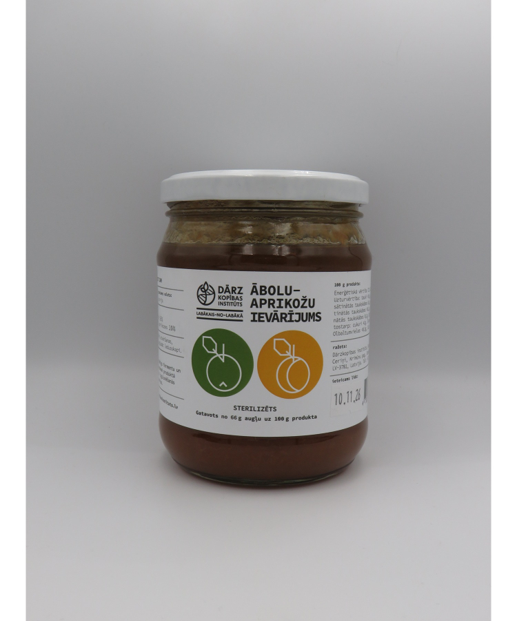 Ābolu-aprikožu ievārījums 530 ml